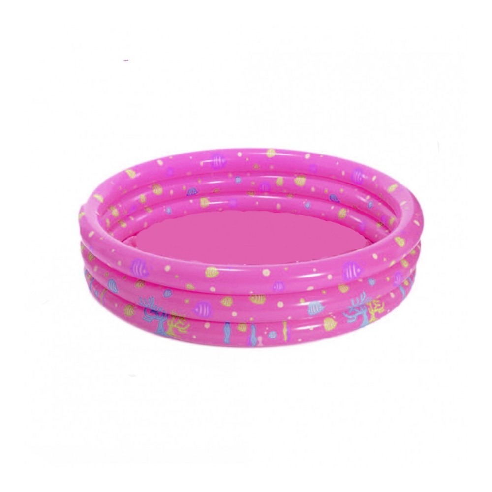 Piscina Inflable 90x90x25 rosa