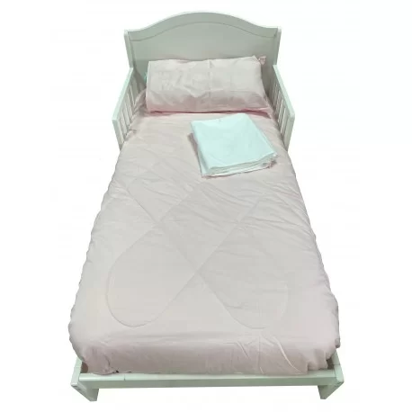 Set ropa para cama de transición Rosa 100% algodon de 4 piezas Pellitos