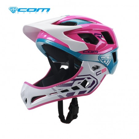 Casco Integral Ninas ComSports Glamour Pink Casco Integral Ninas ComSports Glamour Pink