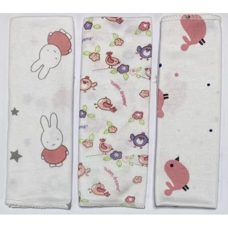 Pack 3 tutios niña 40x40 100% algodon Pack 3 tutios niña 40x40 100% algodon